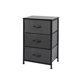 Storage Cabinet Tower Chest Dark Grey