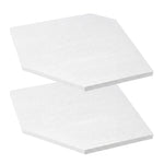 Corner Floating Wall Shelves 2 Pack White | HomeAndLiving