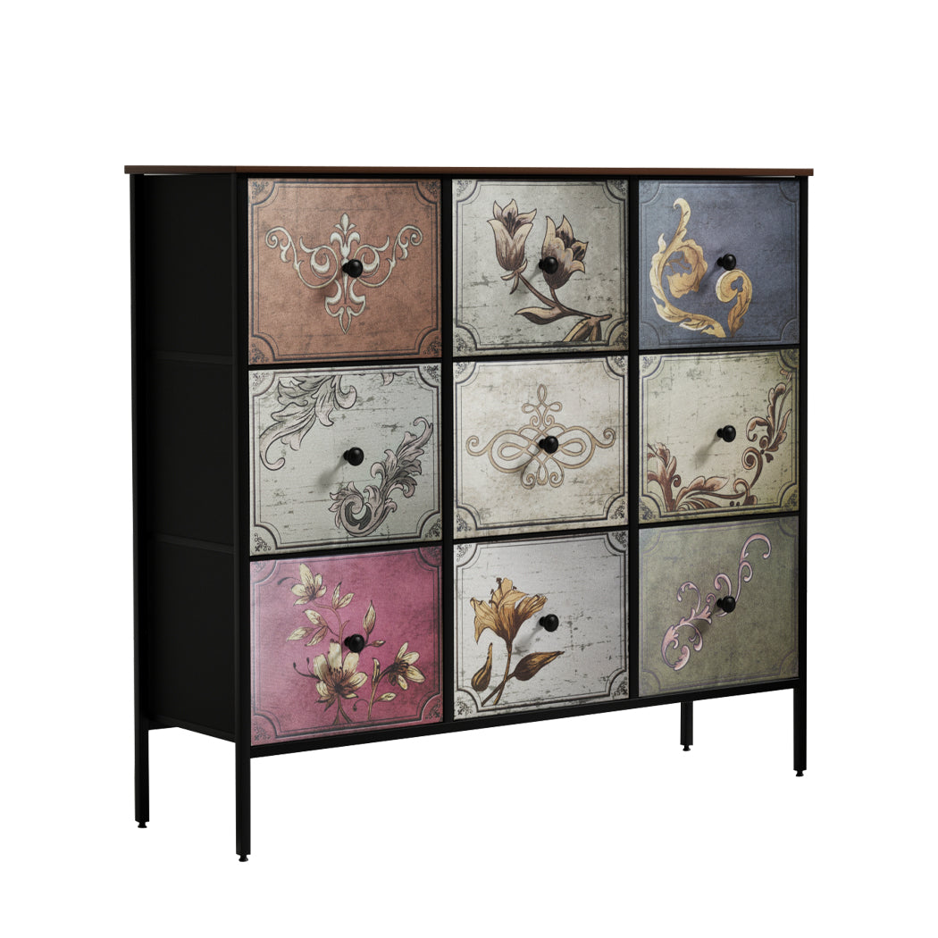 Minimalist 9 Chest of Drawers Storage Cabinet  Premium Quality Build
