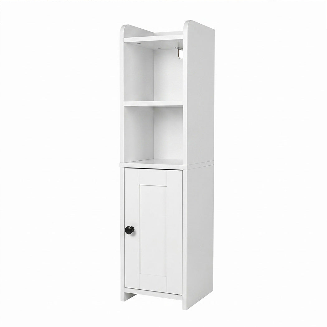 Levede Bathroom Cabinet Storage Slim Organiser Toilet Paper Storage 78.5cm White