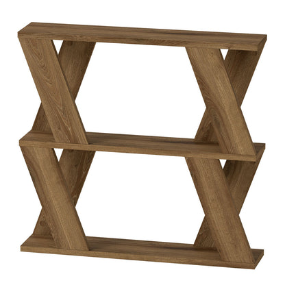 Slim Coffee Table Storage Oak 60x22x56.5cm