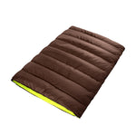 Double Sleeping Bag Bags Outdoor Brown