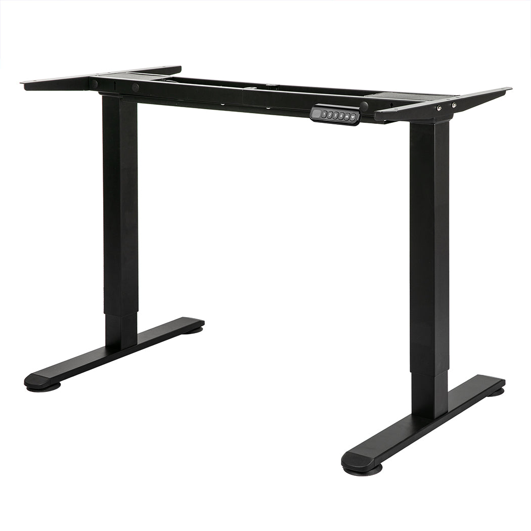 Functional Motorised Standing Desk Frame Black Dual Motor  Premium