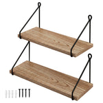 Floating Wall Shelves Rustic Set 2 | HomeAndLiving