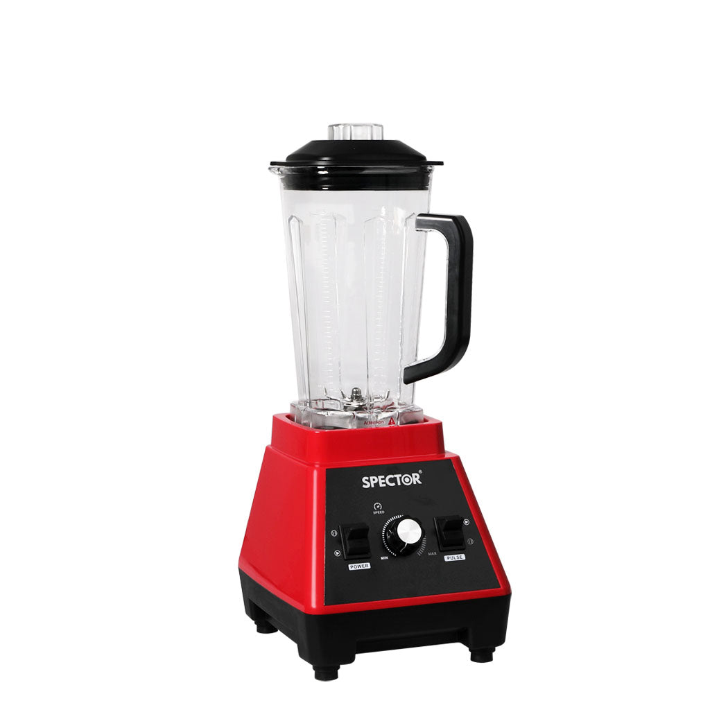 Versatile 2L Commercial Blender Mixer Red  Sleek Modern Look