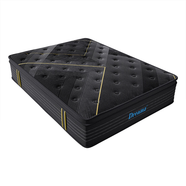  Luxury Spring Mattress Bamboo Euro Top King  High Back Support