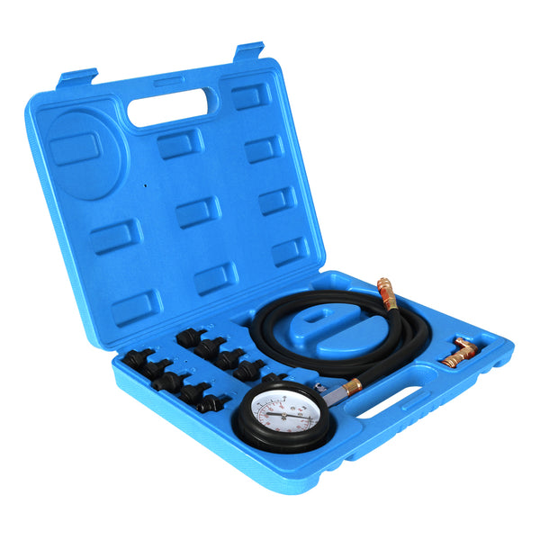  12pcs Engine Oil Pressure Test Tool Blue