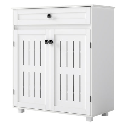 Shoe Cabinet White Storage 78x37x85.5cm