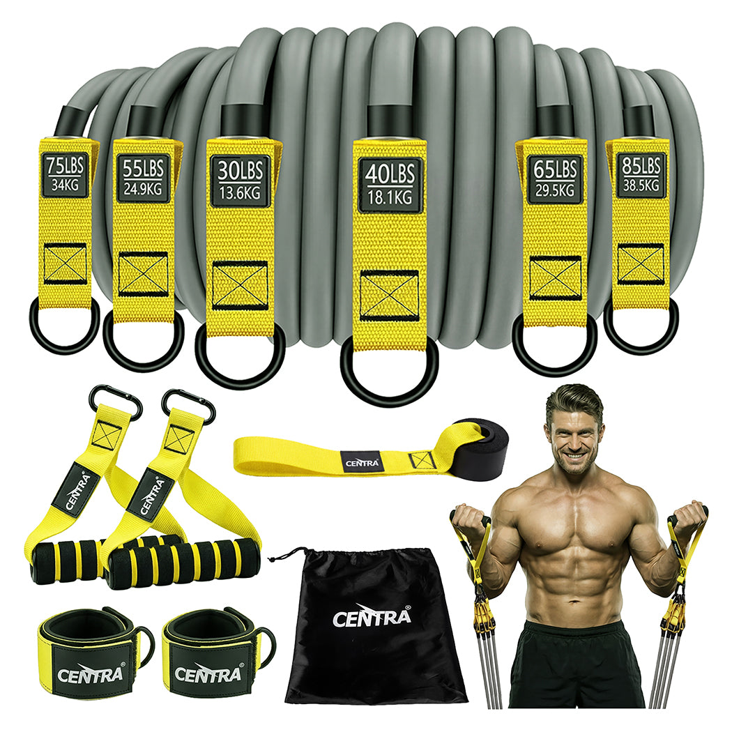 Resistance Bands Set 350LB 12 Piece | HomeAndLiving - 2