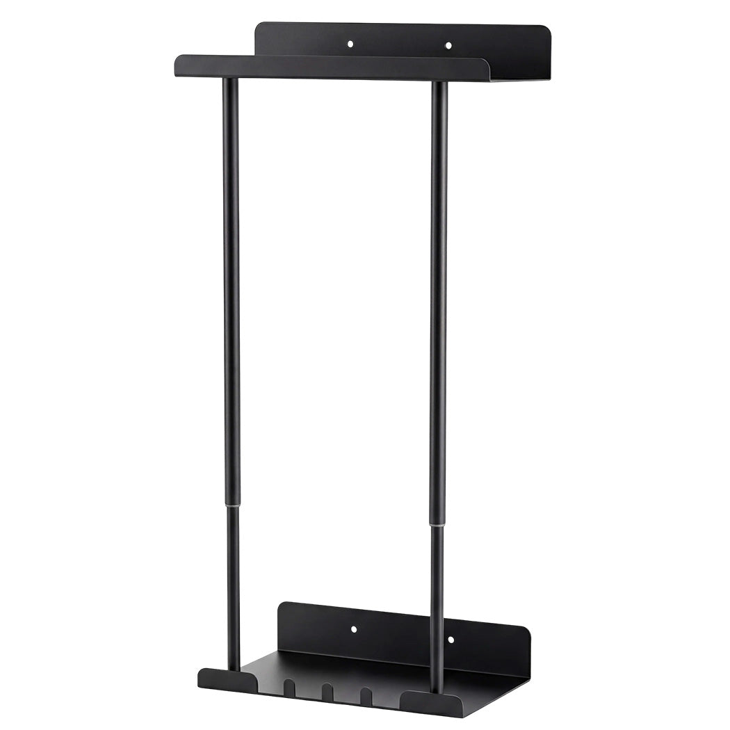 Wall Mounted Towel Rack 3 Hooks Adjustable | HomeAndLiving - 2