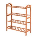 Bamboo Shoe Rack Storage - Wooden