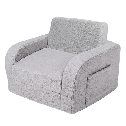Kids Sofa 3-In-1 Fold Out Chair 91x52x25cm
