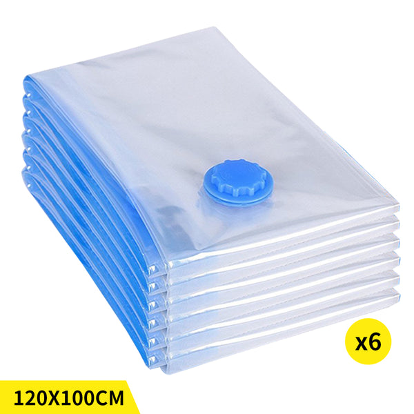  Vacuum Storage Bags Save Space Seal -6PK