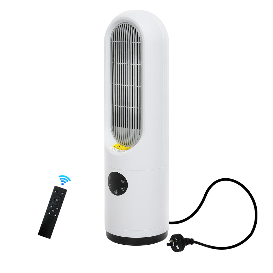 Elegant Portable Electric Heater Fan 1200W Home Office  Sleek Modern