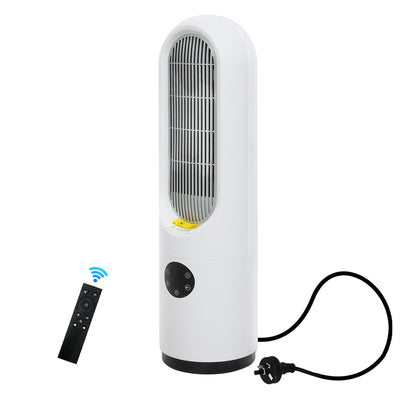 Elegant Portable Electric Heater Fan 1200W Home Office  Sleek Modern