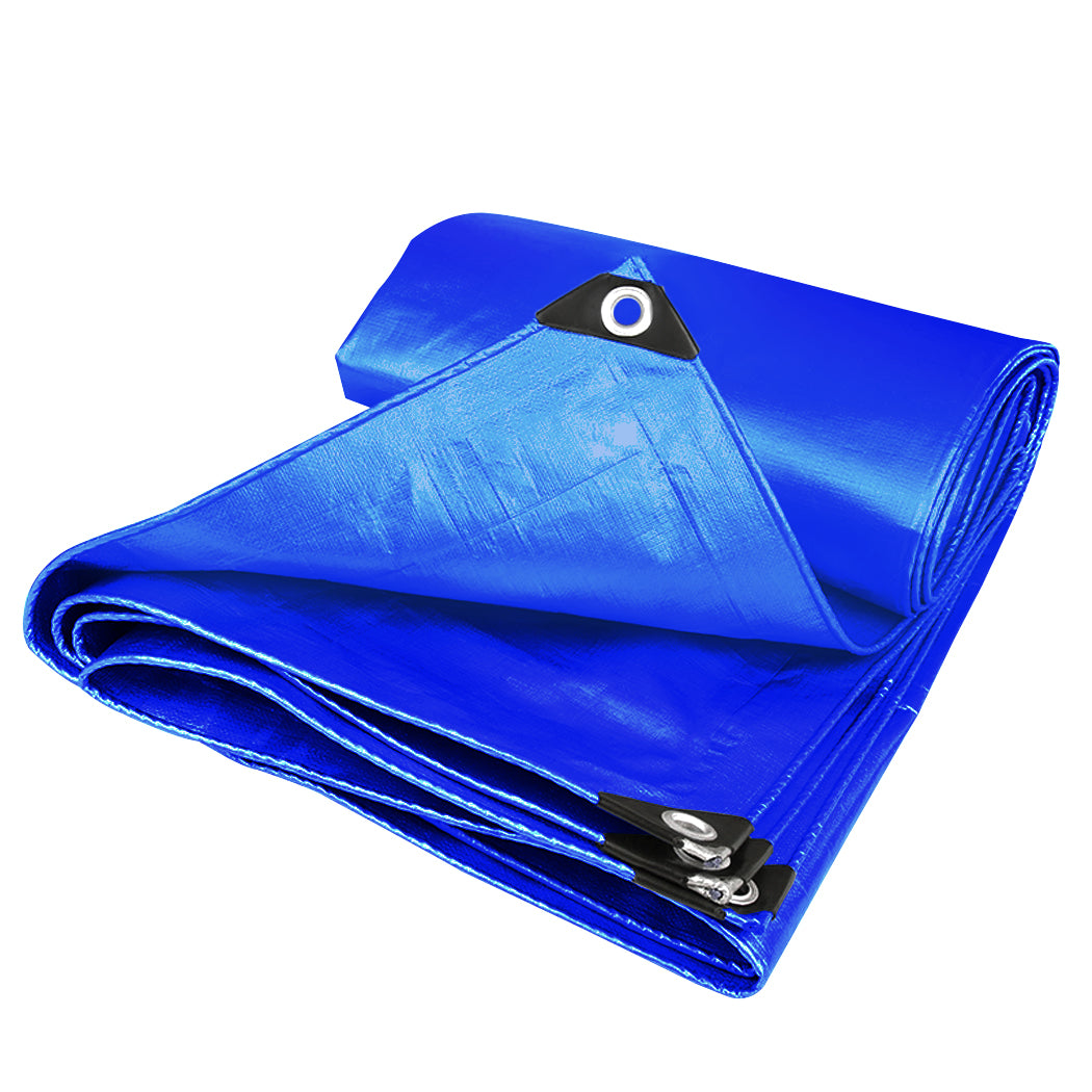 Heavy Duty Tarp Blue 200GSM 7.3x9.15cm
