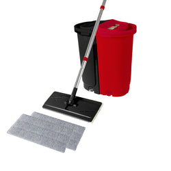 Cleanflo Flat Mop Bucket Cleaner Stainless Black