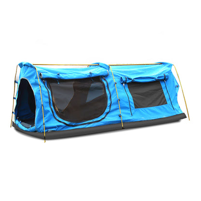 King Single Swag Camping Swags Blue
