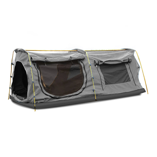  King Single Swag Camping Swags Grey