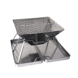 Charcoal BBQ Grill Foldable Barbecue
