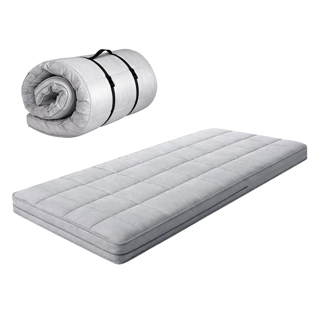 Portable Foam Mattress Single 190x75x10cm