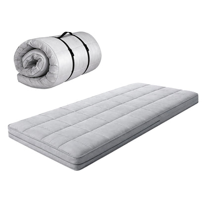 Portable Foam Mattress Single 190x75x10cm