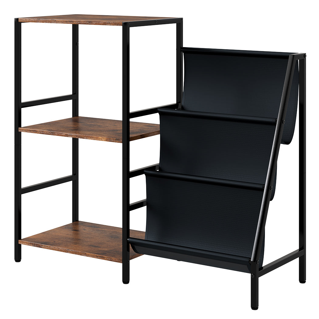 Vinyl Record Stand 3 Tier 84x30x74cm