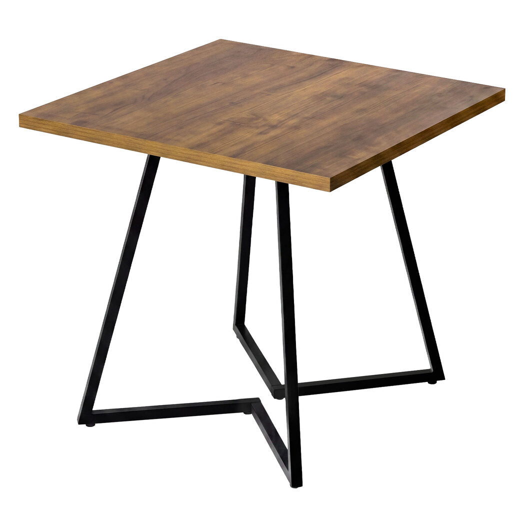 Square Dining Table Walnut 80x80cm