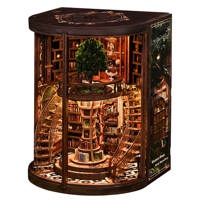 Miniature Library Book Nook Kit 16x14x21cm