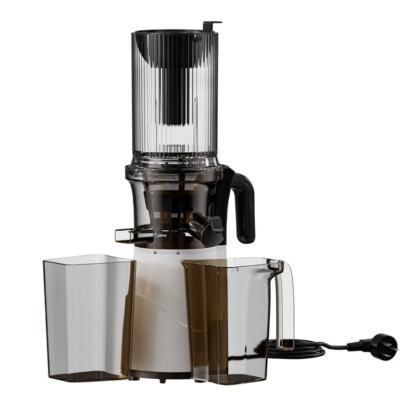  Compact Electric Cold Press Juicer Whole Fruit  Easy Assembly