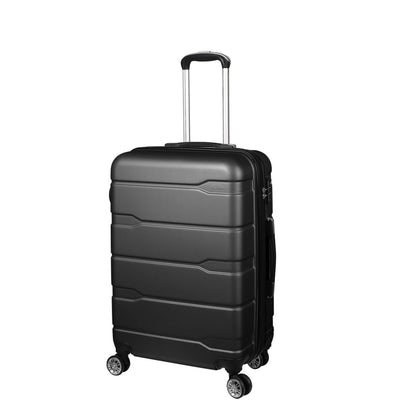 Expandable Luggage Black 24 Inch 33x26x55cm
