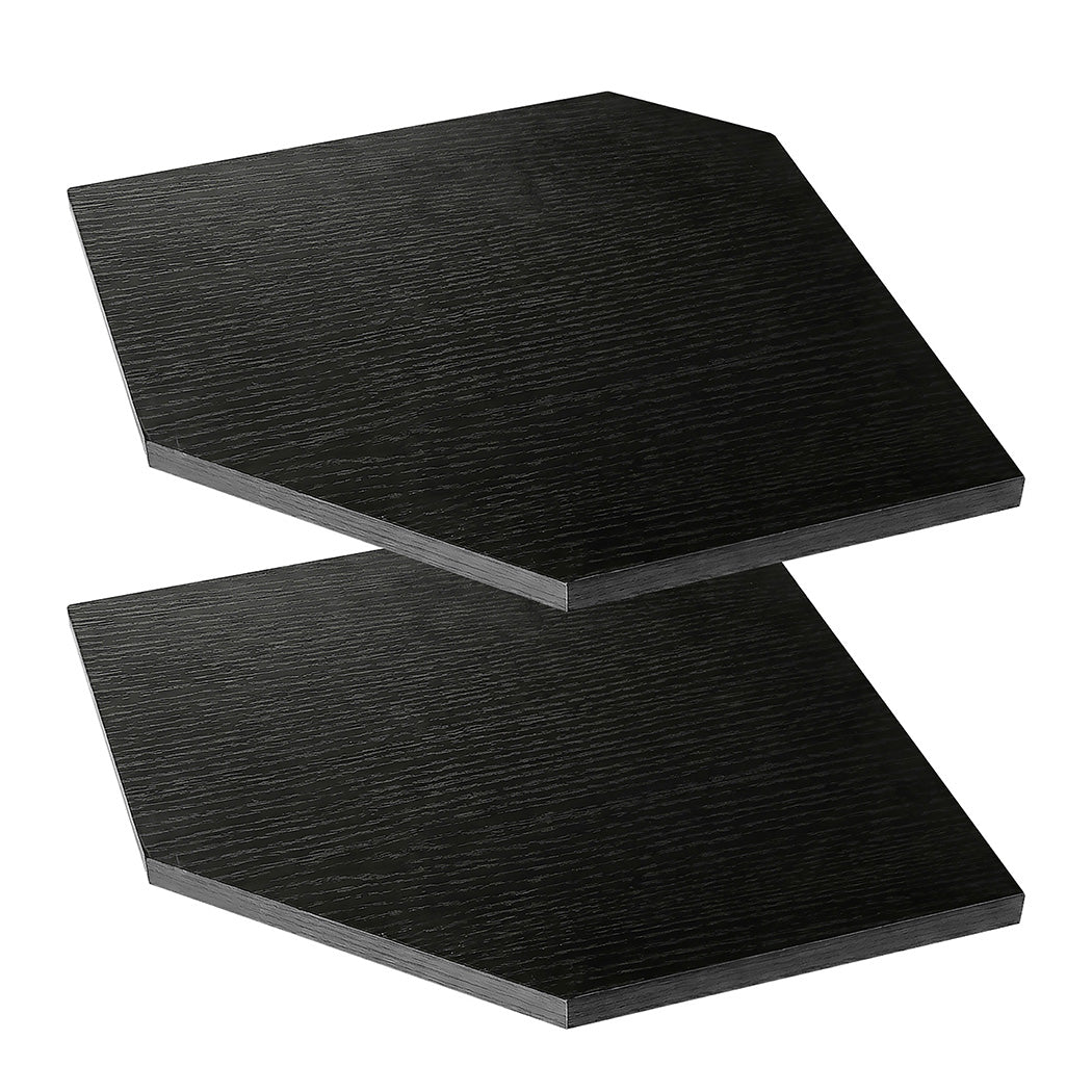 Corner Wall Shelves 2pc Floating Storage | HomeAndLiving - 2