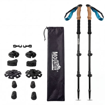 Trekking Poles Adjustable Lightweight Carbon | HomeAndLiving - 2
