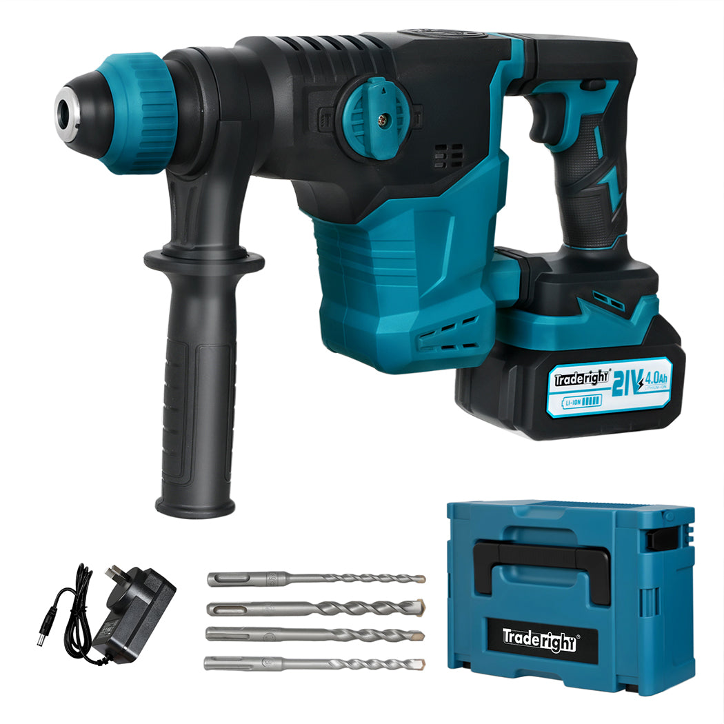 Cordless Rotary Hammer Drill Set 33.5x17cm