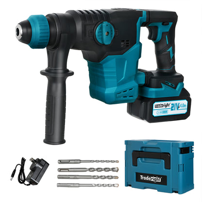 Cordless Rotary Hammer Drill Set 33.5x17cm