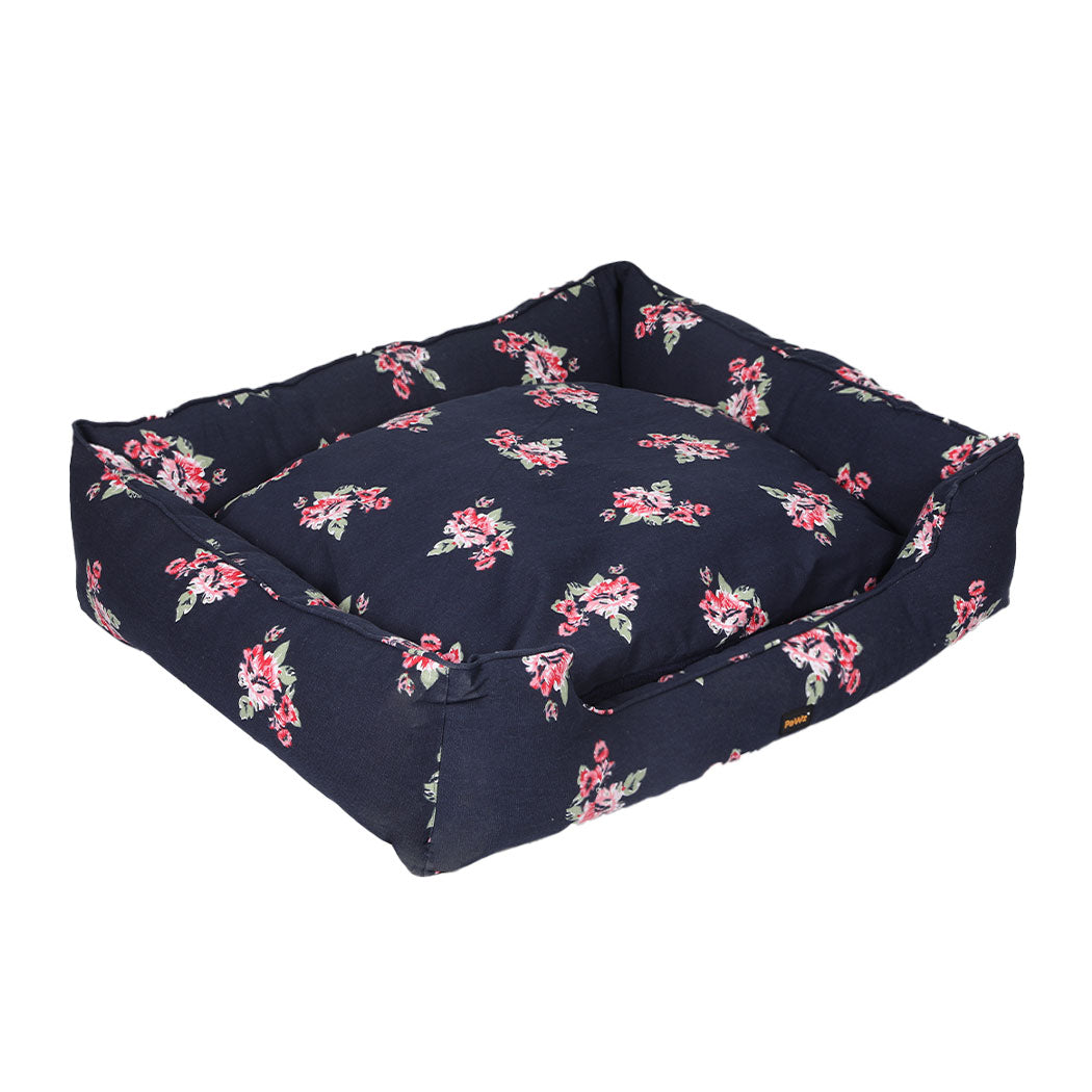 Pet Bed Washable Double-Sided Portable Cushion Mat Indoor Navy XL/XXL/XXXL