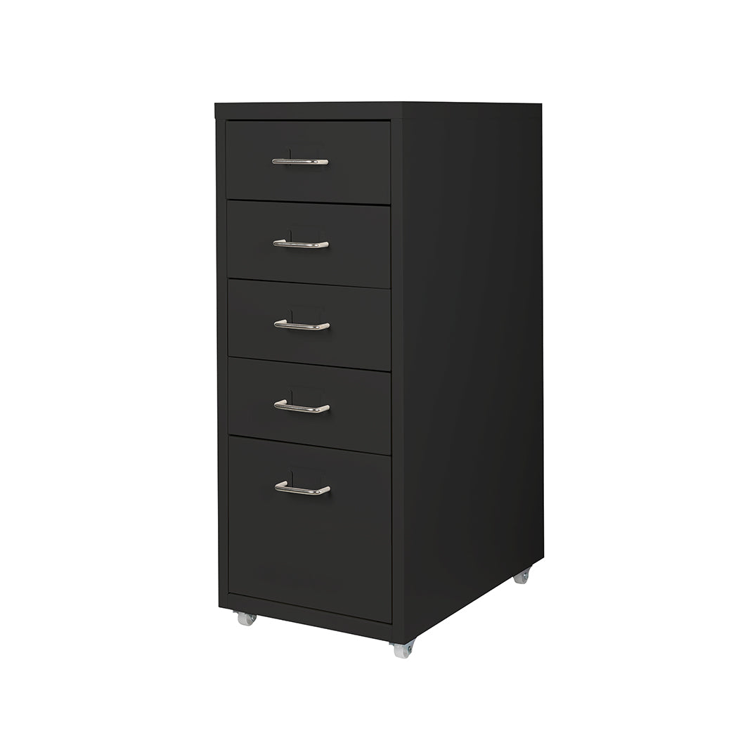 5 Drawer Office Cabinet Drawers Black