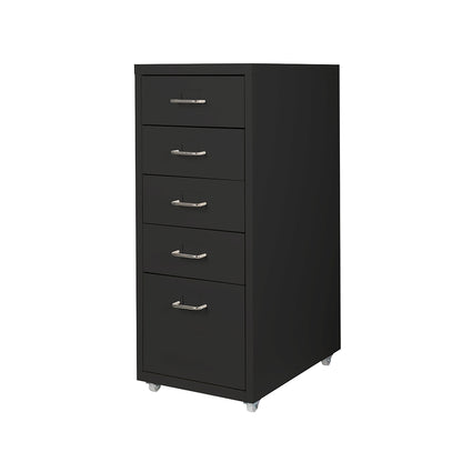5 Drawer Office Cabinet Drawers Black