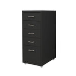 5 Drawer Office Cabinet Drawers Black