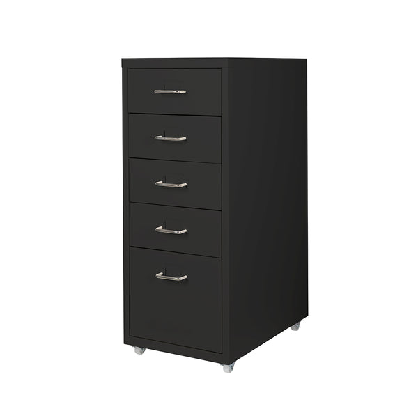  5 Drawer Office Cabinet Drawers Black