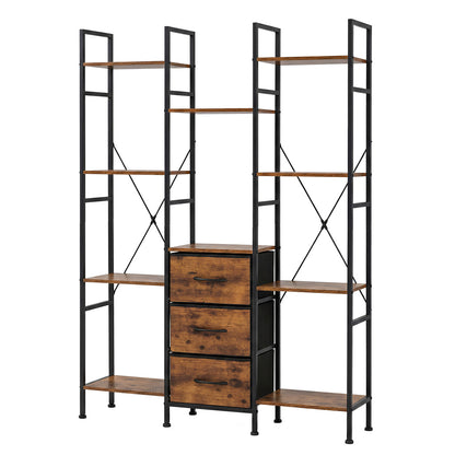Bookshelf Storage Black 100x23x141.5cm