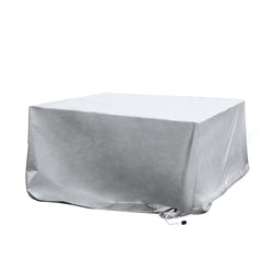 Contemporary Outdoor Furniture Cover Waterproof Silver 30cm Extension