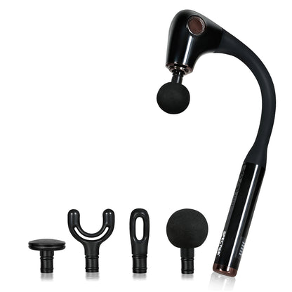 Massage Gun Extended Handle Black 35x19cm