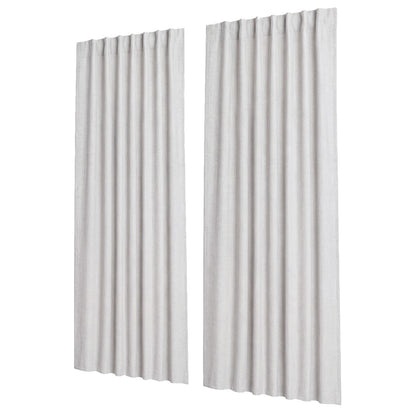 Marlow 2 Panels Blackout Curtains Thermal Linen Look Curtain Draperies Window