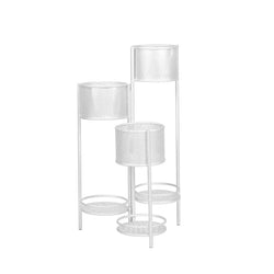 6 Tier Plant Stand Swivel Outdoor White
