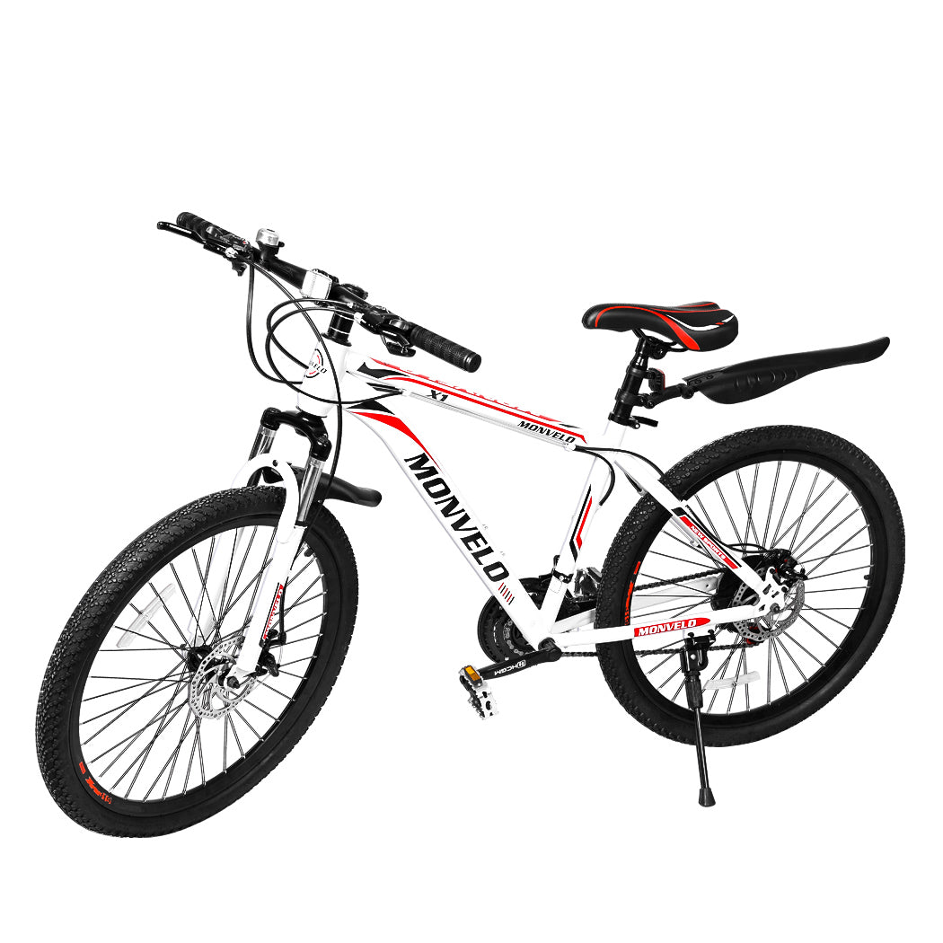 Monvelo 29'' Mountain Bicycle White Black,Red,White