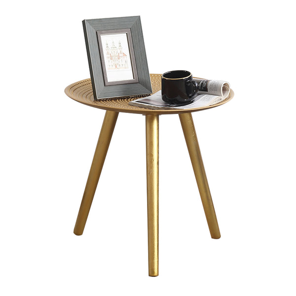  Side Table Coffee Bedside End Golden