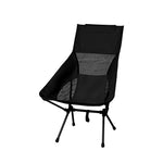 Versatile Camping Chair Folding Outdoor Large Black  Foldable
