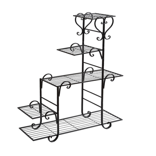  Plant Stand Outdoor Indoor Metal - Black