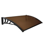 Window Door Awning Outdoor 1M X 1.5M Brown 1x1.5M